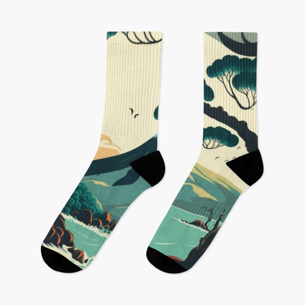 Item preview, Landscape Japanese Ukiyoe Design | Asian style designed and sold by iMasterHox.