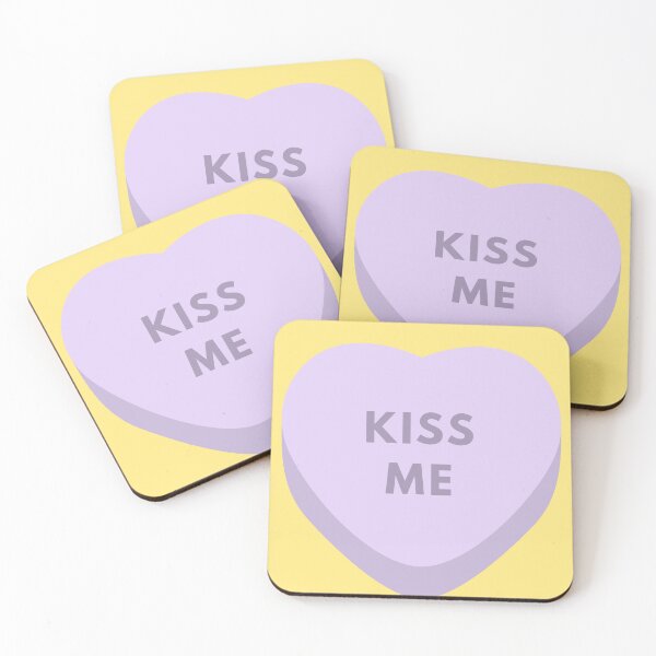 Item preview, kiss me in purpul designed and sold by Avani Creation.