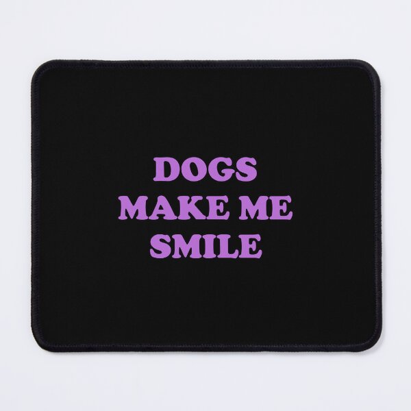 Item preview, Dogs make me smile - dog lovers gift ideas designed and sold by Inspirationmotivation.