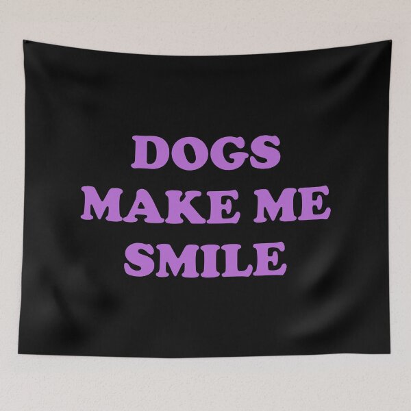 Item preview, Dogs make me smile - dog lovers gift ideas designed and sold by Inspirationmotivation.