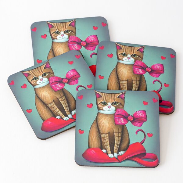 Item preview, Valentine's Cat 2 designed and sold by catontheroof.