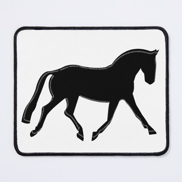 Item preview, Dressage Horse with Dressage word designed and sold by DickinsonDesign.