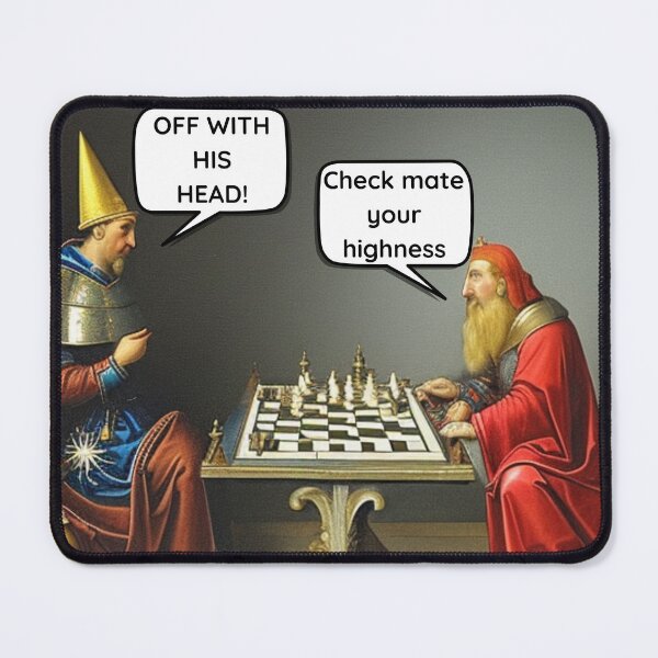 Item preview, Medieval Chess Funny designed and sold by A-J-S-Designs.