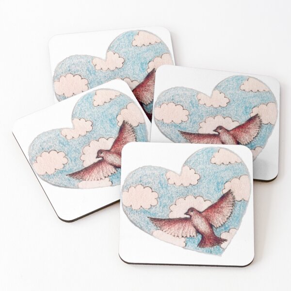 Item preview, Bird Cloud Heart designed and sold by Rebekah Walker.