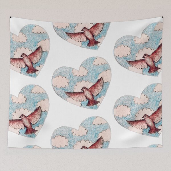 Item preview, Bird Cloud Heart designed and sold by Rebekah Walker.
