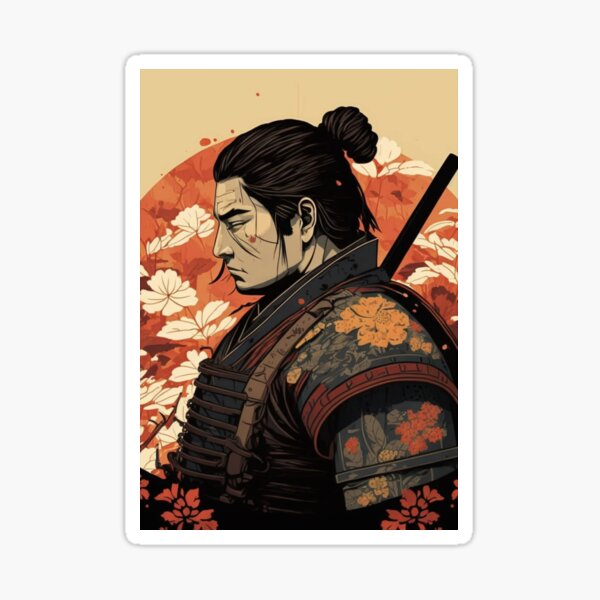 Item preview, Samurai Japanese Ukiyoe Design | Asian style designed and sold by iMasterHox.