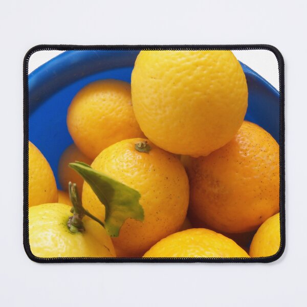 Item preview, Blue bowl of lemons designed and sold by SunnyDazDesign.