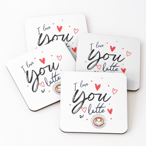 Item preview, I love you a latte designed and sold by Oreo2020 Creations.