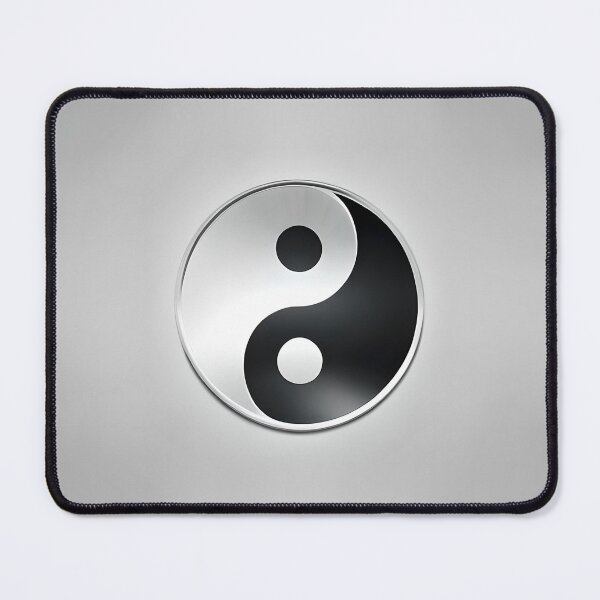 Item preview, Metallic Yin Yang Symbol designed and sold by JoanNinjaHen.