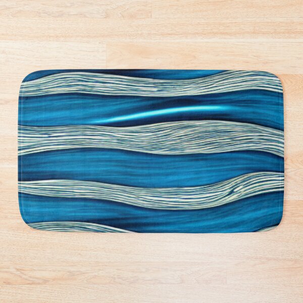 Item preview, Abstract Blue Waves designed and sold by calibrit.