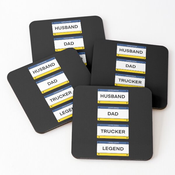 Item preview, Husband Dad Trucker Legend | Number plates designed and sold by Giovanni-c.