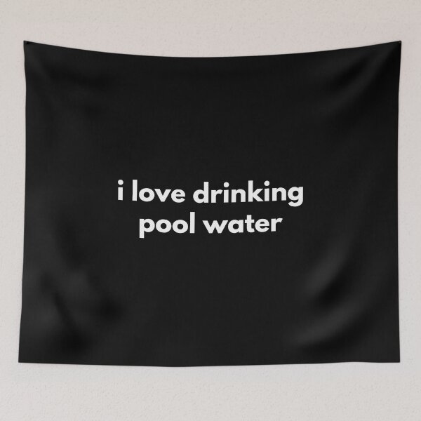 Item preview, I Love Drinking Pool Water  designed and sold by Express YRSLF.