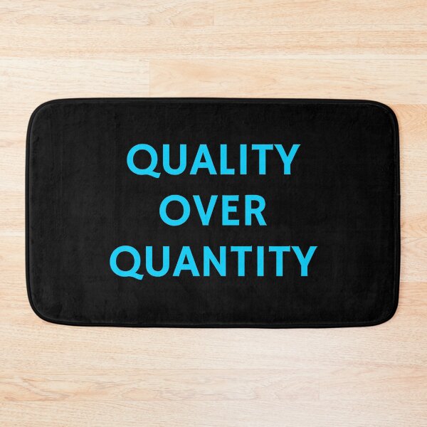 Item preview, Quality Over Quantity designed and sold by Inspirationmotivation.