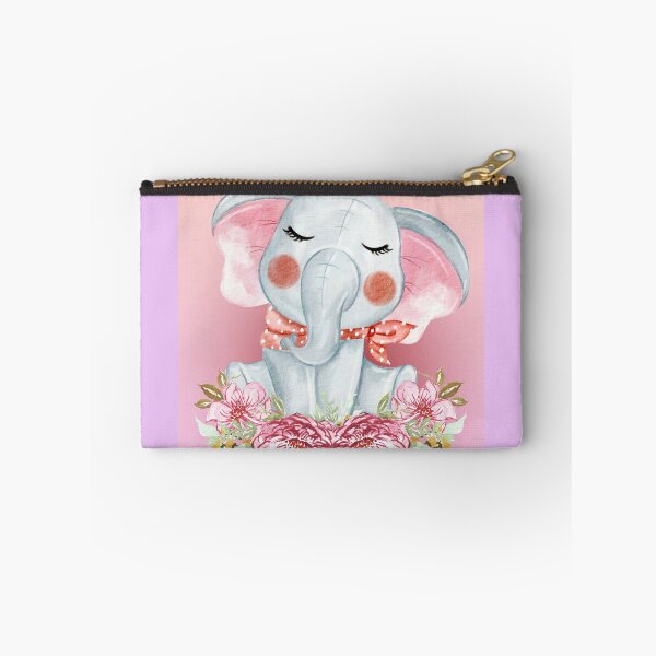 Item preview, baby elephant-pink background designed and sold by trickydee.