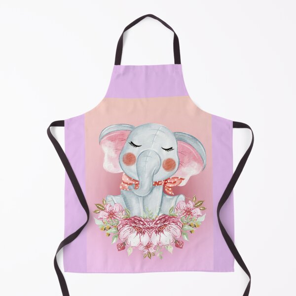Item preview, baby elephant-pink background designed and sold by trickydee.