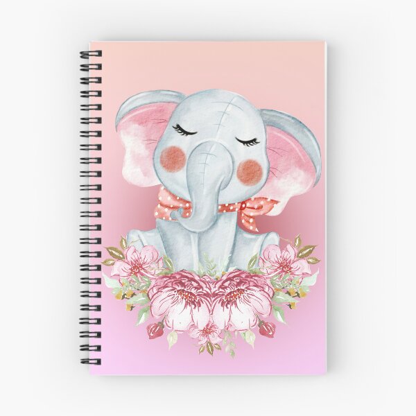 Item preview, baby elephant-pink background designed and sold by trickydee.