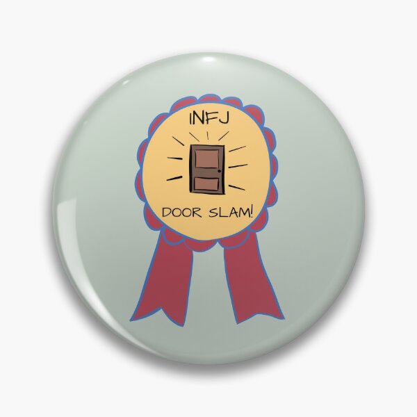 Item preview, INFJ Door slam ribbon award - funny mbti designed and sold by lavender-cat.