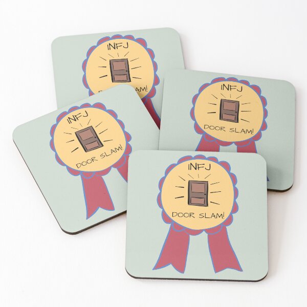 Item preview, INFJ Door slam ribbon award - funny mbti designed and sold by lavender-cat.