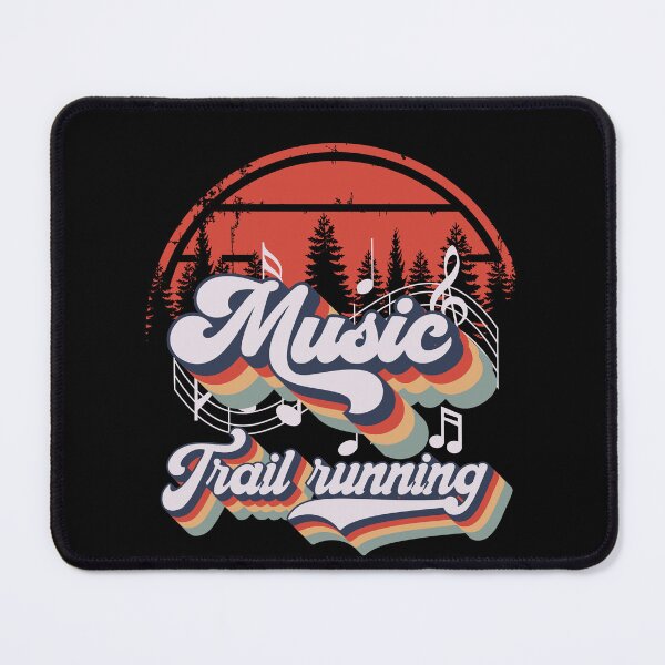 Item preview, Trail running music forest, running retro designed and sold by HomeCoquette.