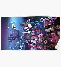 FNAF Sister location cast Poster
