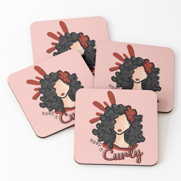 Item preview, Mantenlo rizado (negro) designed and sold by Curly-Cuties.