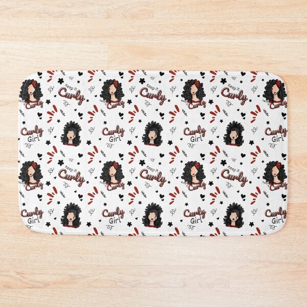 Item preview, Keep it Curly (Black) designed and sold by Curly-Cuties.