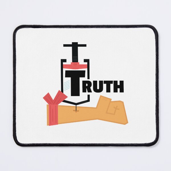 Item preview, Truth Shot Needle Reality Check Inject Truth Serum Red Pill Or Blue Pill  designed and sold by doseofwin.