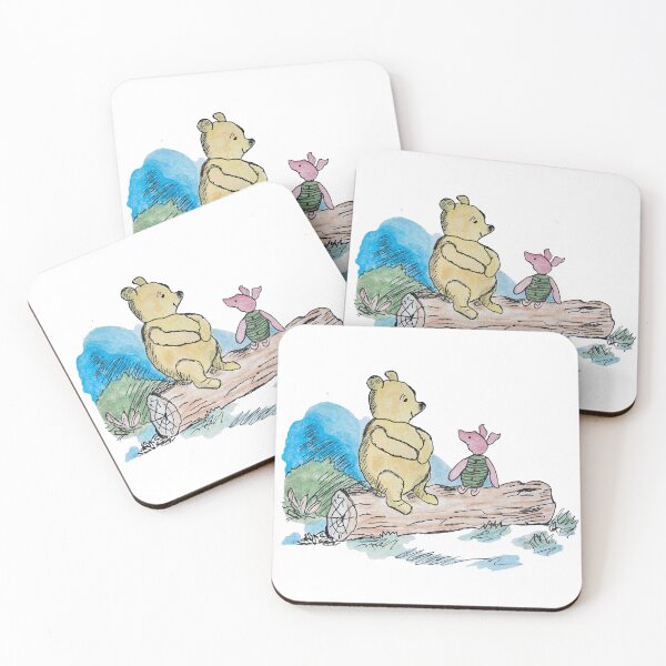 Item preview, Winnie The Pooh and Piglet  designed and sold by thetinytortoise.