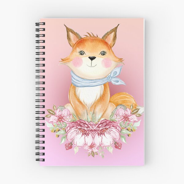 Item preview, baby fox on a pink background designed and sold by trickydee.