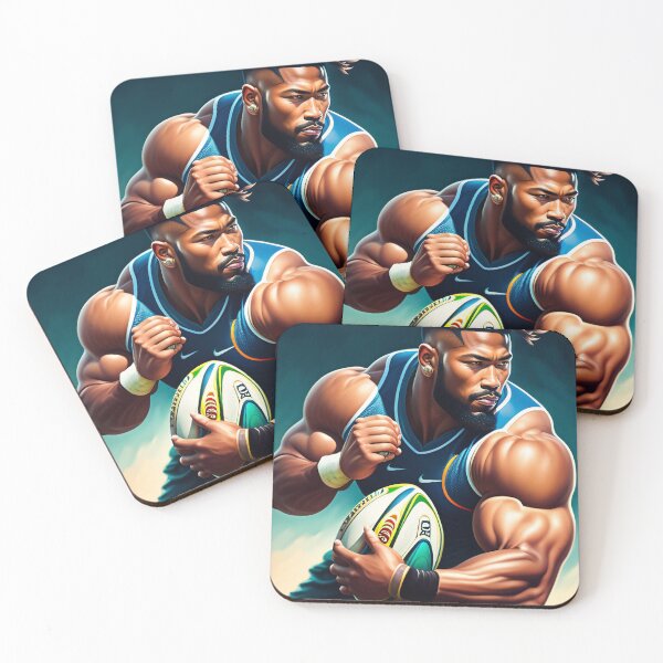 Item preview, Rugby Player Painting designed and sold by ArtShare.