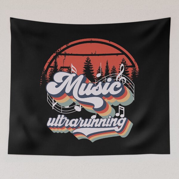 Item preview, Ultrarunning music forest, running retro cassette  designed and sold by HomeCoquette.