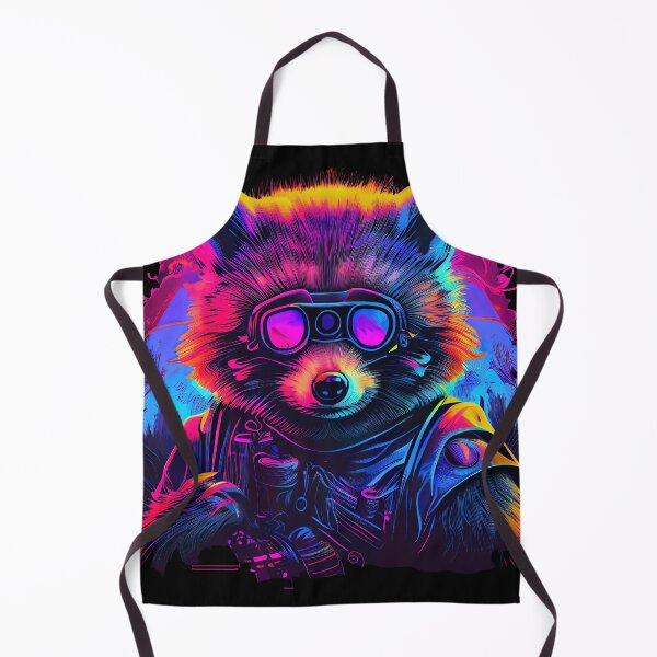Item preview, Retro Tanuki Synthwave T-Shirt designed and sold by JOLI Design.