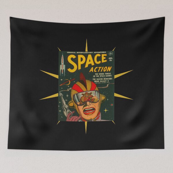 Item preview, SPACE ACTION COMICS (VINTAGE #1) designed and sold by ForecastVSN.