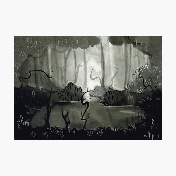Spooky Forest Photographic Print