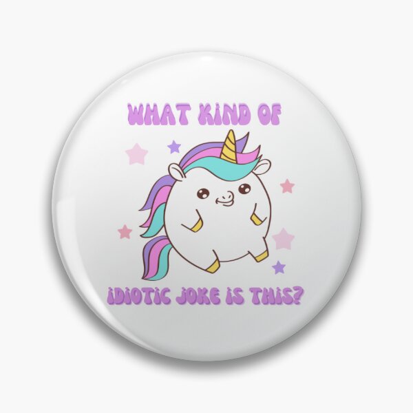 Item preview, Funny round unicorn designed and sold by OldOldBroads.