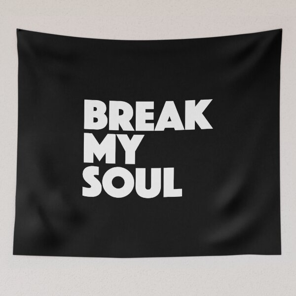 Item preview, BREAK MY SOUL Bold Graphic Text, Big Font, Typography designed and sold by MajicArts.