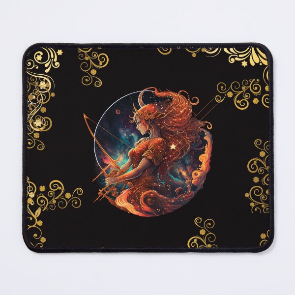 Item preview, SAGITTARIUS ZODIAC SIGN ON BLACK designed and sold by ORIGENcreate.