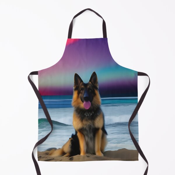 Item preview, Beach German shepherd. Water German Shepherd. Ocean German Shepherd designed and sold by Doggymadness.