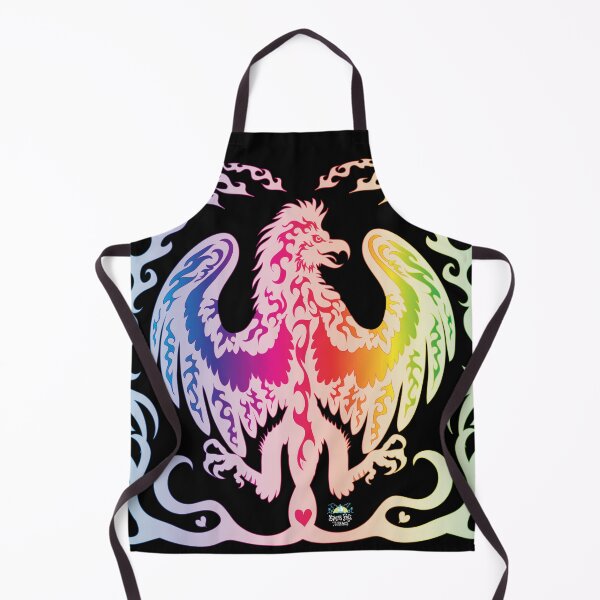 Item preview, Phoenix (Rainbow Pride Mythological Bird) designed and sold by StressFreeThds.