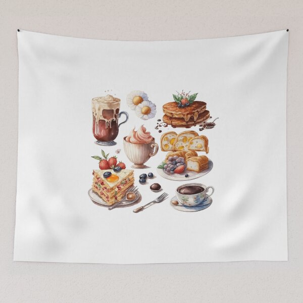 Item preview, English Breakfast Watercolor designed and sold by Alice Monber’s Illustration.