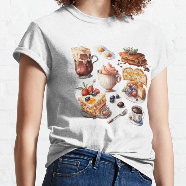 English Breakfast Watercolor Classic T-Shirt