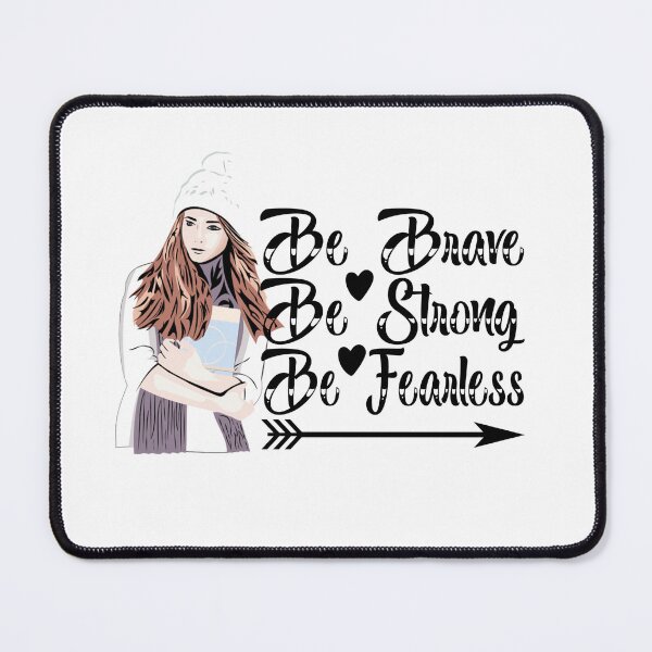 Item preview, Be Strong Be Brave Be Fearless Bible Verse  Student designed and sold by elisarasada.