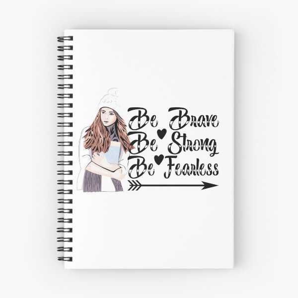 Item preview, Be Strong Be Brave Be Fearless Bible Verse  Student designed and sold by elisarasada.