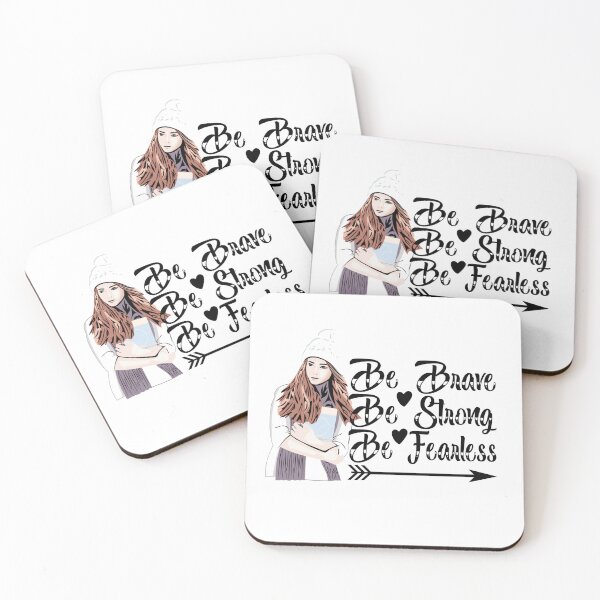 Item preview, Be Strong Be Brave Be Fearless Bible Verse  Student designed and sold by elisarasada.