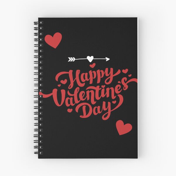 Item preview,   "Happy Valentines Day " Spiral Notebook designed and sold by CornerStore007.