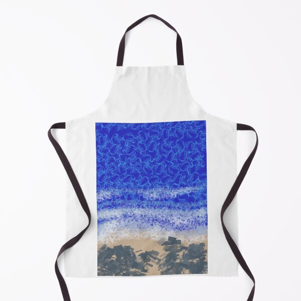 Item preview, Waves on rocky shore designed and sold by jamminanddrawin.