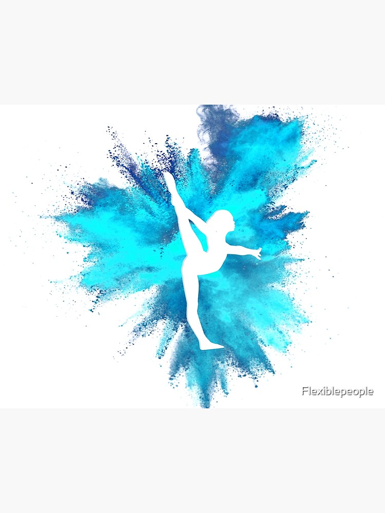 Fancy gymnastics silhouette vector free download