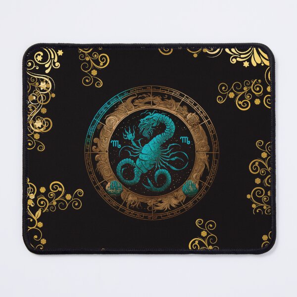 Item preview, SCORPIO ZODIAC SIGN ON BLACK designed and sold by ORIGENcreate.