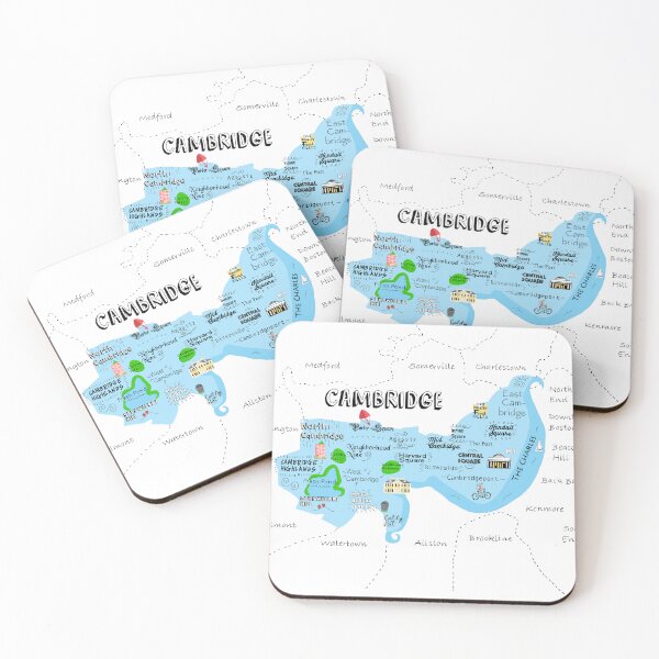 Item preview, map of cambridge mass designed and sold by Mitra Farmand.