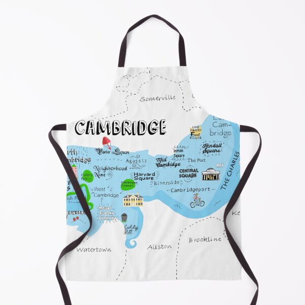 Item preview, map of cambridge mass designed and sold by Mitra Farmand.